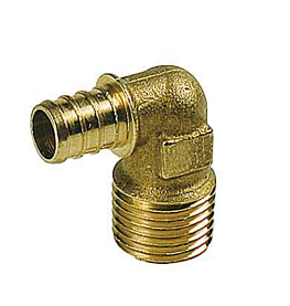 GZ127Y043, Угольник 90° с наружной резьбой, 1/2"x3/4"M