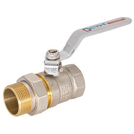 Кран шаровый СTM СТАНДАРТ 1 1/4" DN 32 PN 16 латунный с америк...