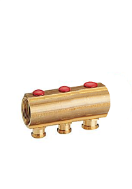 R553SY043, Коллектор с отсечными клапанами, 1" x 3/4"E /3