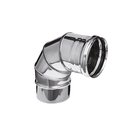 Ferrum GS Колено 4 сек. угол 90&deg; AISI 430 0,5 Ф140