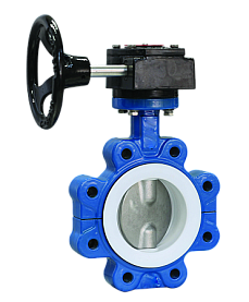 Затвор дисковый с резьбовыми проушинами Tecofi VP4649R-08PTFE0150 D...