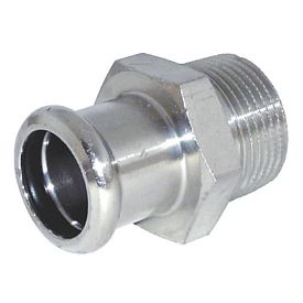 Муфта нерж AISI 316L Дн54х2" пресс/НР Inoxpres RM 187200054