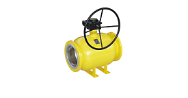Кран шаровой газовый П/П фланцевый с редуктором LD, КШЦФ Р Gas, Ду1...