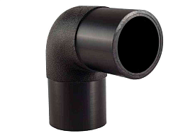 Отвод литой ФД Пласт, D160мм, 90°, ПЭ100, SDR11, 9822