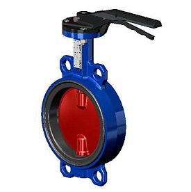 Затвор дисковый поворотный Tecofi VPI4448-02NI0100 Ду 100 Ру16 межф...