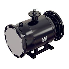 Кран шаровой ALSO КШФПР Ду 80 Ру 2,5 МПа из ст.20 (полн.) под редуктор