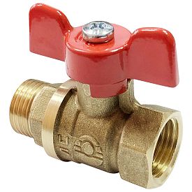 Кран шаровой VALFEX 3/4" Ду 20 Ру 25 латунный , гайка-штуцер В...