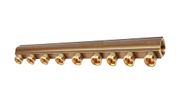 R551SY009, Коллектор с отводами с наружной резьбой, 3/4" x 18 /9