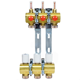 R553FZY043, Сборный коллекторный узел с расходомерами, 1" x 3/4"E /3
