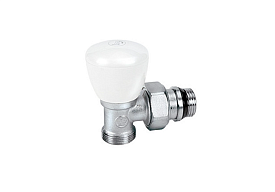 R25X034, Угловой ручной клапан с нар. резьбой, 1/2" x 18