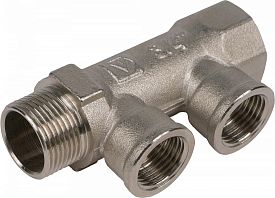 Коллектор 3/4", 2 вых. х 1/2" вн