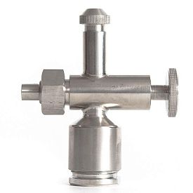 Кран уровнемера_AISI 304_5314В нижний_10 bar_DN 8