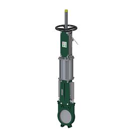 Задвижка шиберная Tecofi VG4400-031NI0300 DN 300 PN 10 с пневмоприв...