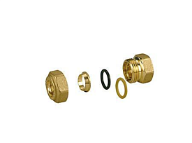 R180FY104, Фитинг прямой с внутренней резьбой, 3/8"x12