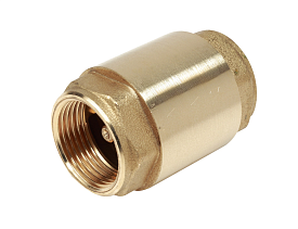 Клапан обратный пружинный Giacomini R60Y Ду 80 Ру 16 латунный муфто...