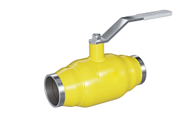 Кран шаровый LD КШЦП Gas 125.025.П/П.02 Ду 125 Ру 25 стальной, под ...