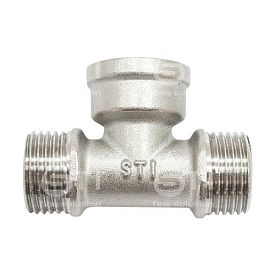 Тройник 1/2" н-в-н никелир. STI