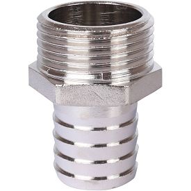SFT-0067-000125 STOUT Штуцер НР никелированный 1"x25