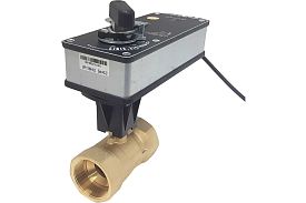 Двухходовой шаровый кран TECHNO HK240-SC10DF/230V, DN40, G1-1/2...
