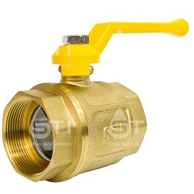 Кран шаровый STI Г/Г, DN 50, латунный, рычаг ГАЗ 3680