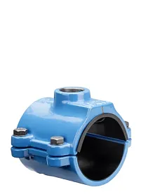 Врезной хомут HAWLE системы Haku 5250 110-1 1/2" для ПЭ, ПНД и...