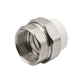 Муфта комб. разъемная, вн 32х1 1/4" EVER® plast БЕЛЫЙ (Россия)*