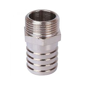 SFT-0067-003814 STOUT Штуцер НР никелированный 3/8"x14