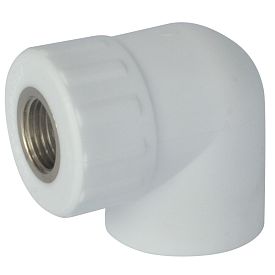 Угольник PP-R бел комб Дн32х1/2" ВР РосТурПласт 10795