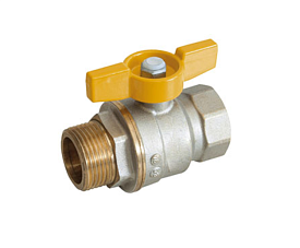Кран шаровый для газа Giacomini R734G Ду 15 Ру 16 1/2" латунны...