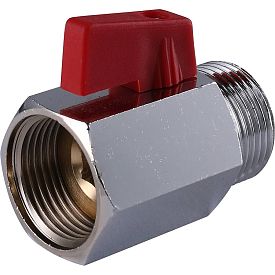 Кран шаровой мини, муфта/резьба STOUT, DN 3/4 PN 10, латуннный, SVB-0022-000020