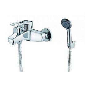 Смеситель ZOLLEN SIEGEN (арт. SI61411641) для ванны короткий изл. , с аксес