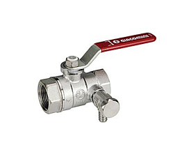 Шаровой кран Giacomini R250DS 2" Ду50 Ру 35 латунный с внутрен...