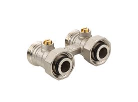 Узел прямой для нижнего подключения радиатора Valtec, 3/4" Евр...