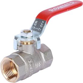 Шаровый кран ROMMER RBV, DN 1/2, PN 40, латунный, ВН/ВН, ручка-рыча...