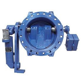 Клапан обратный Tecofi CP4248-0350 DN 350 PN16 фланцевый чугунный п...