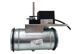 Регулирующая заслонка TECHNO TKD100-02DN/230V круглая, d= 100мм с р...