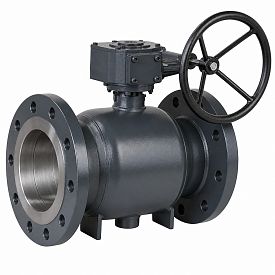 Кран шаровой БИВАЛ, КШТХ 15, Ду 250, Ру 16, стальной, фланцевый, с ...