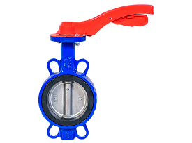 Затвор дисковый Рационал LW-2 DN80 PN16 межфланцевый корпус чугун ,...