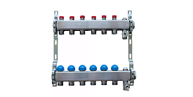USYSTEMS коллектор FT с клапанами стальной, выходы 6x3/4" Евроконус '1И