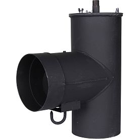 RSB-1110-041395 ROMMER Патрубок дымохода вертикальный D=150, L=304, H=396
