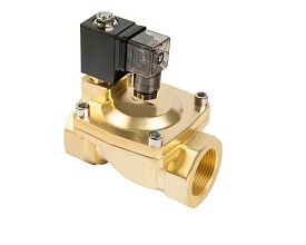 Клапан электромагнитный Unipump BOX-25 DN 1" PN 16 латунный, н...