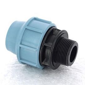 Муфта компрессионная наружняя резьба 40х1 1/4" Unidelta