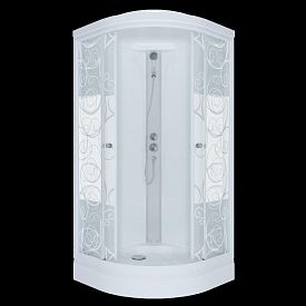 Душ. каб. MARONI FITO SR100L-DRN-DN4 100x100x228 (7 мест+сифон D90мм)