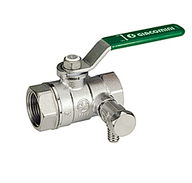 Кран шаровой Giacomini R250WS Ду 40 Ру42 ВР 1 1/2" латунный со...