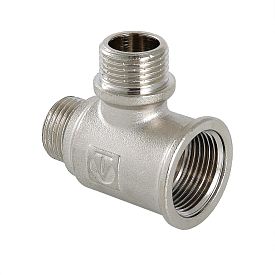 Тройник с двумя переходами на нар. р. 3/4"х1/2"х1/2"" вн.-нар.-нар