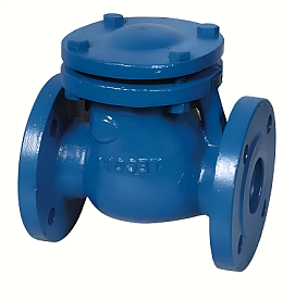 Клапан обратный Tecofi CB3241PN16-0100 Ду100 Ру16 чугунный фланцевы...