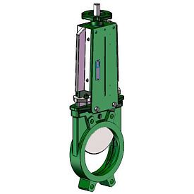 Задвижка шиберная Tecofi VGB4400-004NI0200 DN 200 PN 10 под электро...