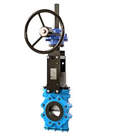 Задвижка шиберная Valstok, VGL, DN 500, PN 10, редуктор, выдвижной ...