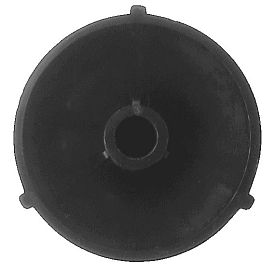 Заглушка Wester, пластиковая, для мембранного бака (ниппеля), черна...