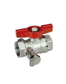 Кран шаровой Giacomini R251S Ду 20 Ру42 ВР 3/4" латунный со сп...
